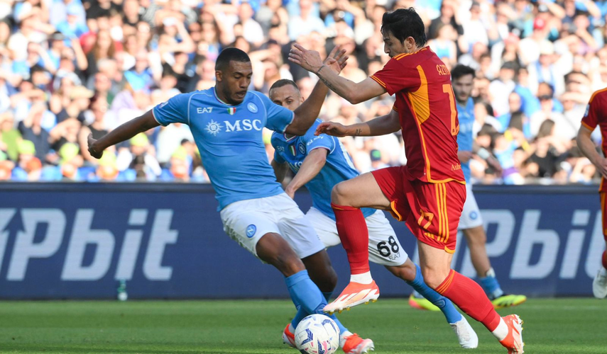 Serie A: Roma y Napoli repartieron puntos en el Diego Armando Maradona