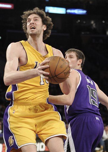 NBA: Lakers 106, Kings 100; Gasol destaca con 28 puntos
