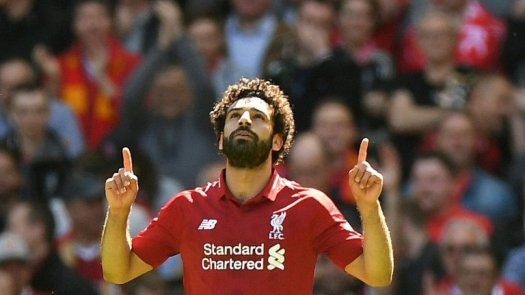 Mohamed Salah marcó en la final de la Champions League de 2019 ante el Tottenham y fue máximo goleador del Liverpool.