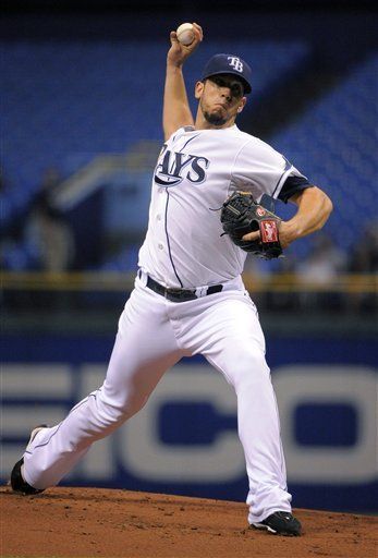 MLB: Rays 4, Reales 0; enorme desempeño de Shields y Longoria