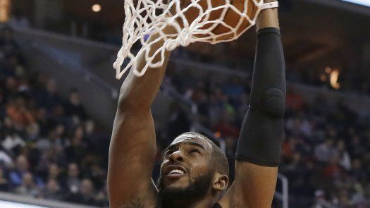 Paul y Crawford lucen en triunfo de Clippers sobre Wizards