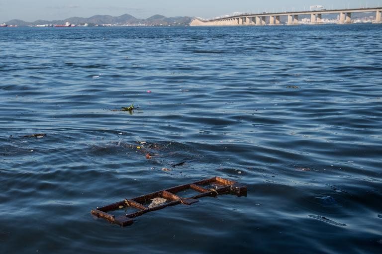 Navegar entre basura y animales muertos: test olímpico de Rio 2016