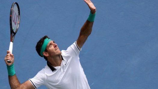 Del Potro, protagonista del primer partido de tenis jugado en el espacio