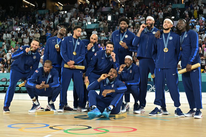 París 2024: Estados Unidos plagado de estrellas gana el oro en el baloncesto