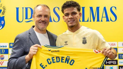 Edward Cedeño: ¿Qué número tendrá en su camiseta con UD Las Palmas?