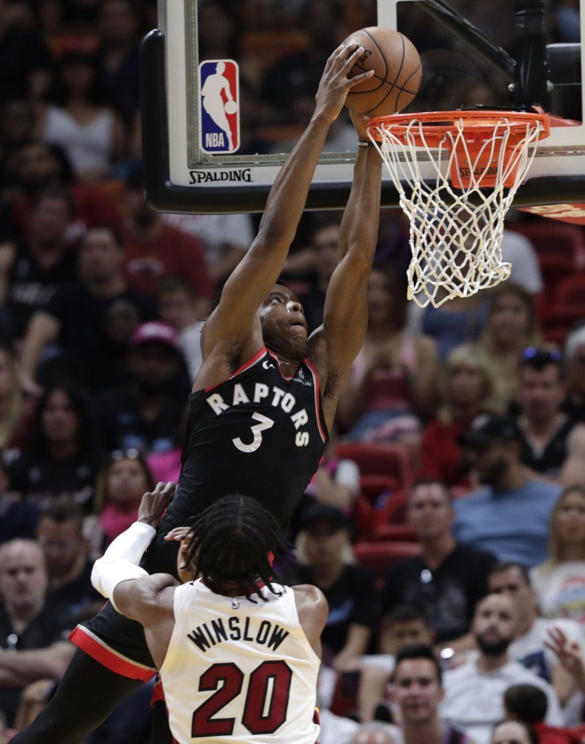 Raptors iguala marca del equipo con 21 triples ante Heat