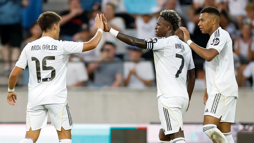 Doblete de Kylian Mbappé lidera triunfo del Real Madrid ante el WSG Tirol