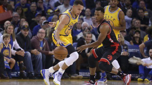 Warriors mejoran su registro a 12-0 tras imponerse a Raptors