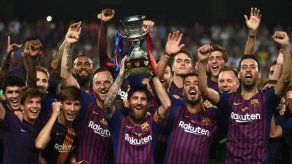 El Barcelona gana la Supercopa de España venciendo 2-1 al Sevilla