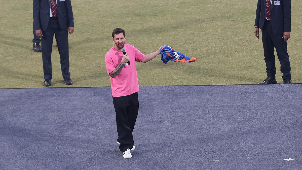 Fanáticos en la India de Lionel Messi Fanáticos en la India de Lionel Messi