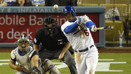 Dodgers vence con jonrones de Kemp y González