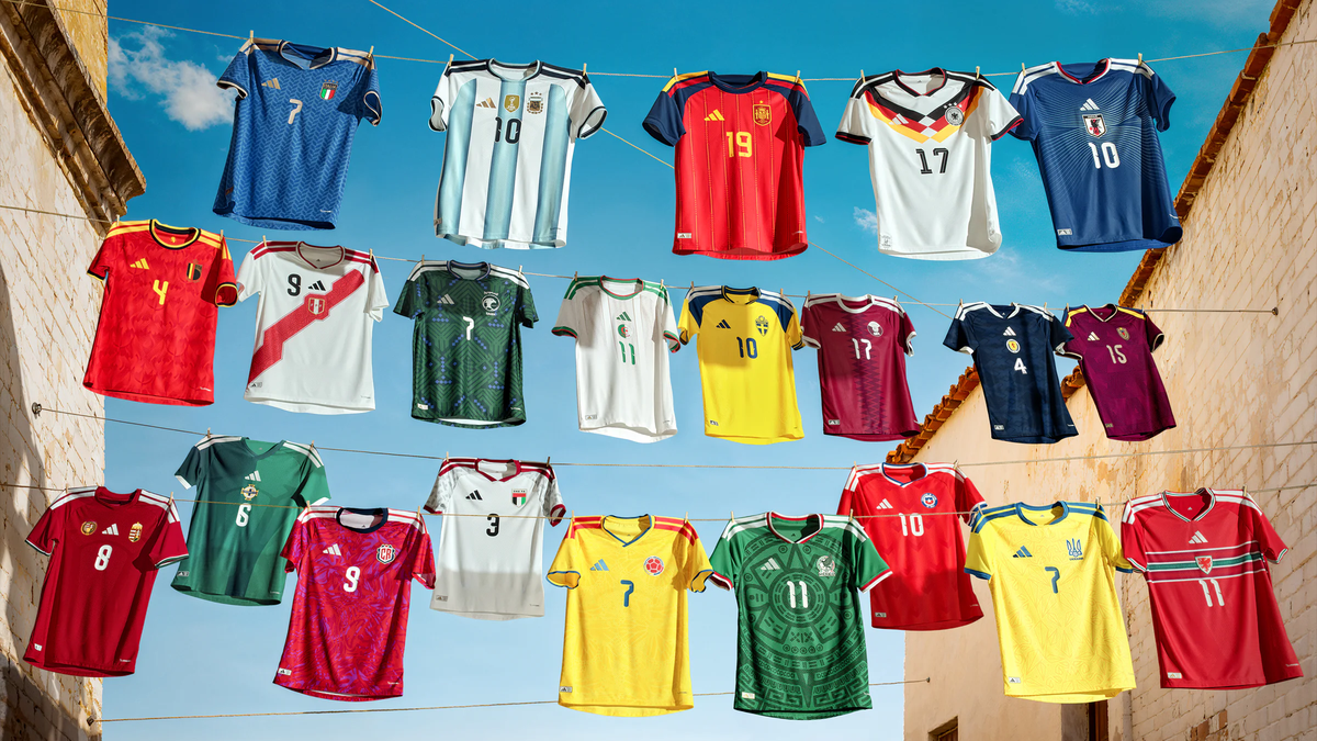 Adidas presenta nueva camisetas de las selecciones para el Mundial 2026 Adidas presenta nueva camisetas de las selecciones para el Mundial 2026