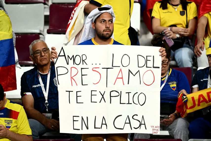 Qatar 2022: Ecuatorianos dejan imagenes virales en las gradas