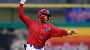 Eduardo Tait sacudió su undécimo bombazo con los Clearwater Threshers