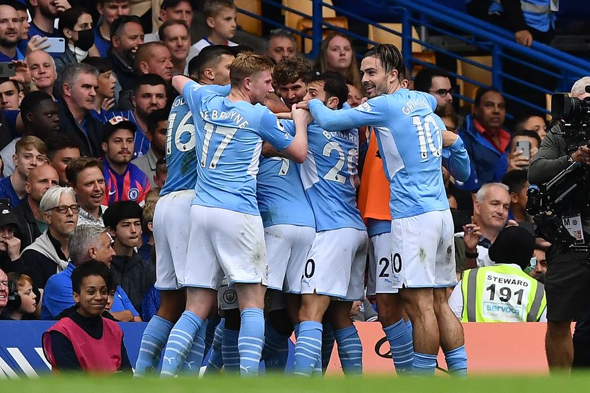 Manchester City venció al Chelsea por la mínima