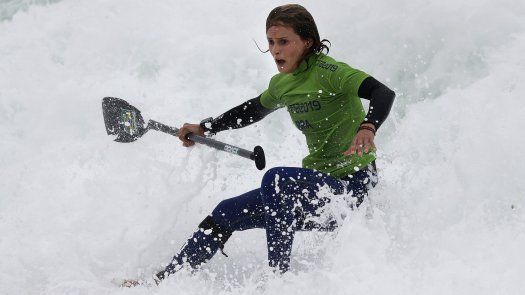 En última ola, brasileña gana 1er oro panamericano en surf