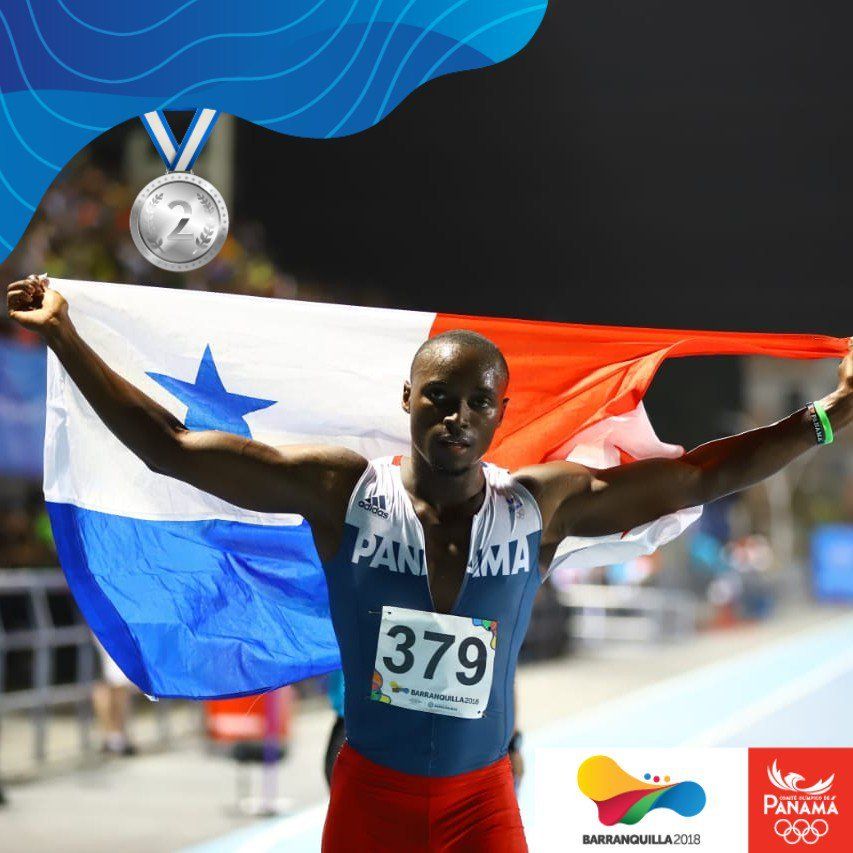 Alonso Edward se queda con medalla de Plata en Barranquilla 2018
