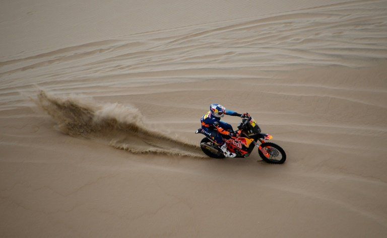 Walkner gana segunda etapa de motos del Dakar, Quintanilla quinto