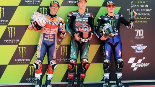 Quartararo logra la pole position del GP de Cataluña de MotoGP