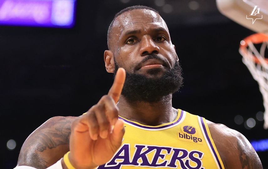 La camiseta de LeBron James, el gran triunfo de los Lakers esta