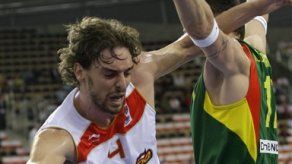 Gasol guí­a a España a triunfo sobre Lituana en Eurobasket