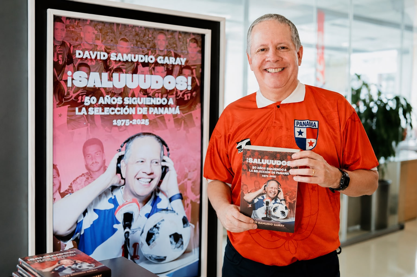 ¡SALUUUDOS! David Samudio presentó oficialmente su libro