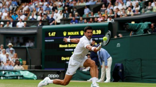 Novak Djokovic, intratable ante Goffin, se clasifica a semis de Wimbledon