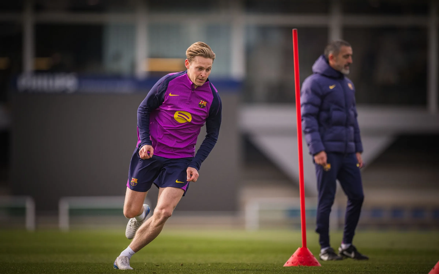 Frenkie de Jong se lesiona el bíceps distal y será baja con el FC Barcelona