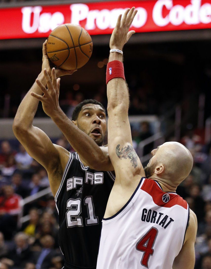 Spurs vencen a Wizards por 16ta vez consecutiva