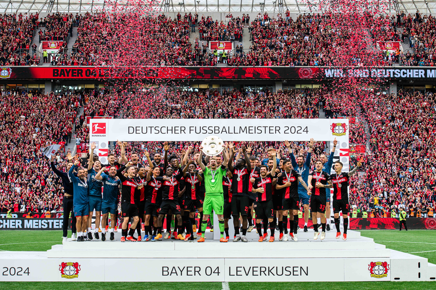Bayer Leverkusen entra en la historia al terminar invicto en la Bundesliga