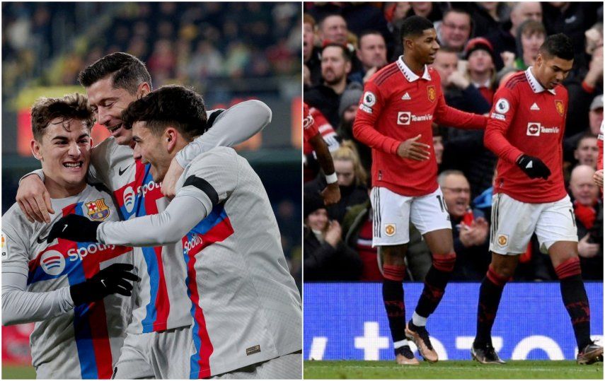 Barcelona y Manchester United salen con toda en la Europa League
