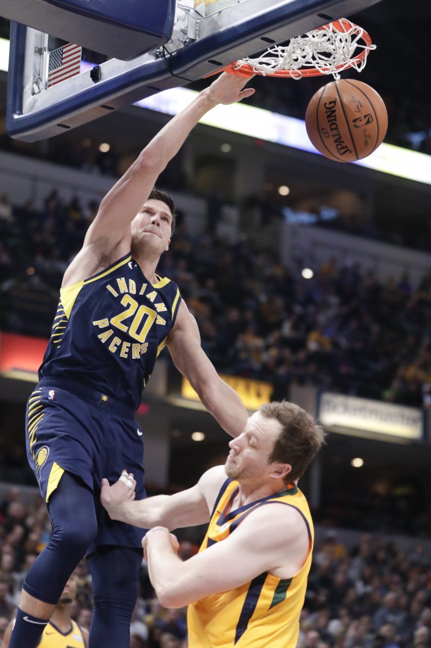 Pacers lucen en paliza sobre el Jazz