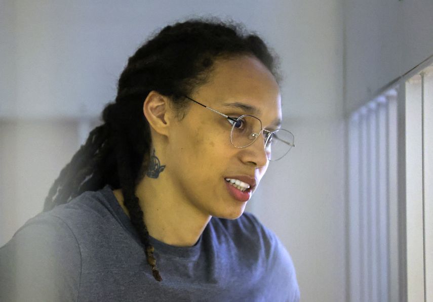 Brittney Griner habla por 1ra vez desde su liberación Foto: AFP
