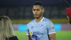 Ismael Díaz entrevistado tras ser el mejor jugador del partido en la victoria de la Universidad Católica por 4-2 sobre Delfín.&nbsp;