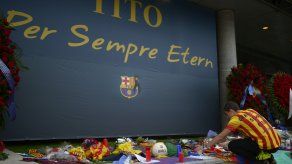 Jugadores del Barsa recuerdan a Vilanova