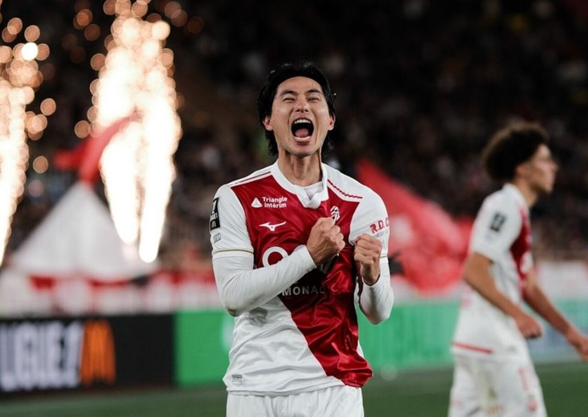 Ligue 1: AS Mónaco venció al PSG con gol de Takumi Minamino