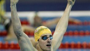 Magnussen gana 100 metros estilo libre; Cielo es 4to