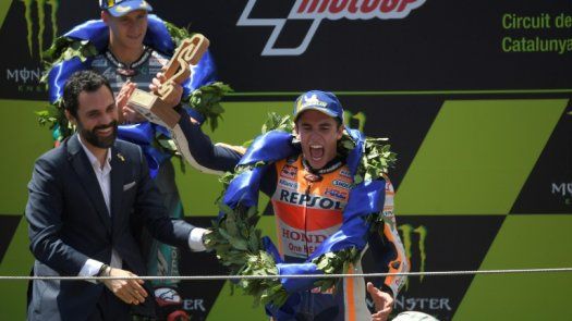 Marc Márquez gana el GP de Cataluña de MotoGP y es más líder