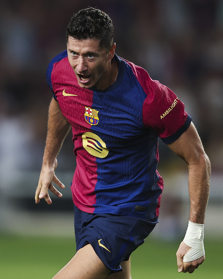 Robert Lewandowski certificó el triunfo del FC Barcelona ante el Athletic