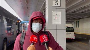 Cecilio Waterman a su llegada a Panamá.