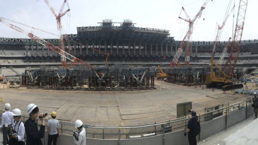 Obras para Tokio 2020 avanzan a buen paso