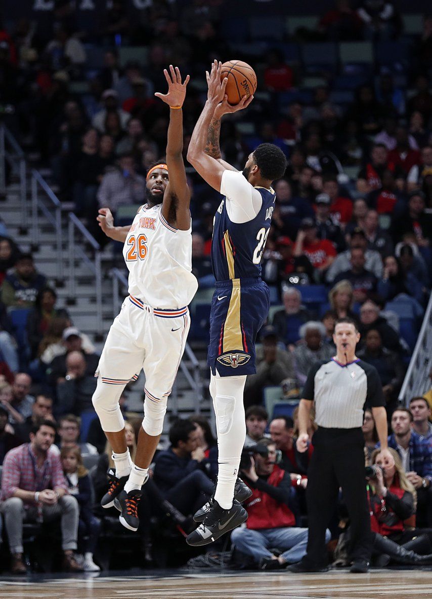 Con 43 tantos de Davis, Pelicans remontan ante Knicks