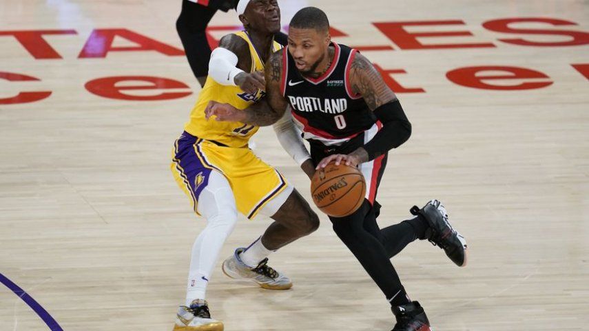 Lillard y los Blazers se imponen a los campeones Lakers