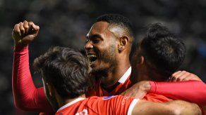 Ismael Díaz anotó ante Banfield en la Copa Sudamericana