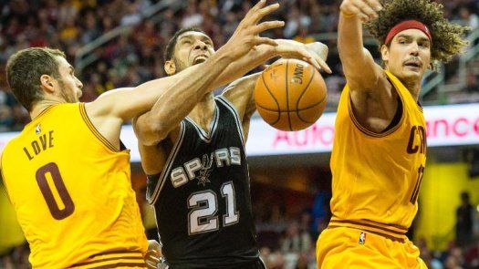 Los Spurs derrotan a los Cavaliers, de LeBron James