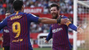 Con triplete de Messi