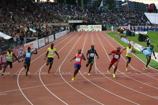 Athletissima: Tyson Gay domina los 100 metros