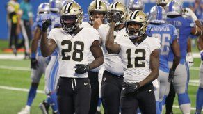Los Saints anotan 5 TDs en fila y vencen 35-29 a Lions