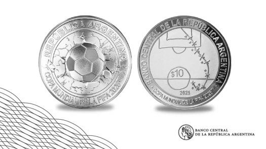 Argentina lanza moneda en homenaje por Mundial 2026 y el gol de Diego Maradona ante Inglaterra Argentina lanza moneda en homenaje por Mundial 2026 y el gol de Diego Maradona ante Inglaterra