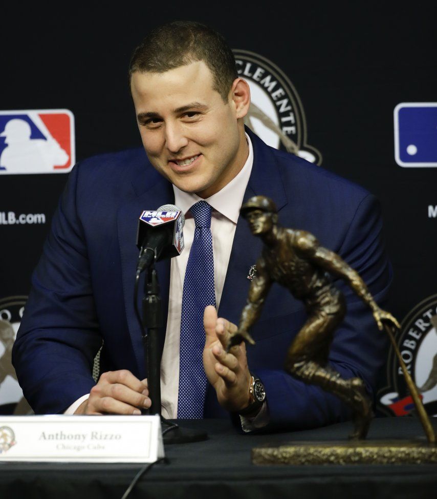 Anthony Rizzo gana el Premio Roberto Clemente